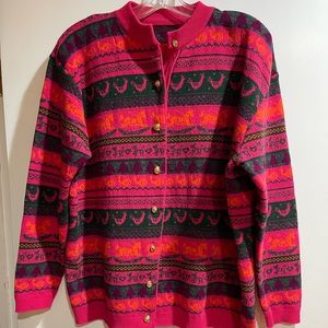 Wool Cardigan Sweater